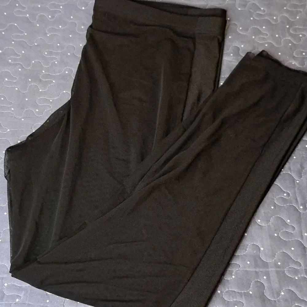 Shein black sheer swim cover up size 3X